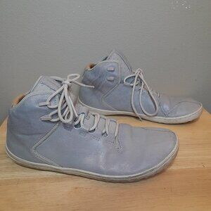 Vivobarefoot Borough Grey Camel Hide Leather Mens Minimalist Boot Sneaker EU42